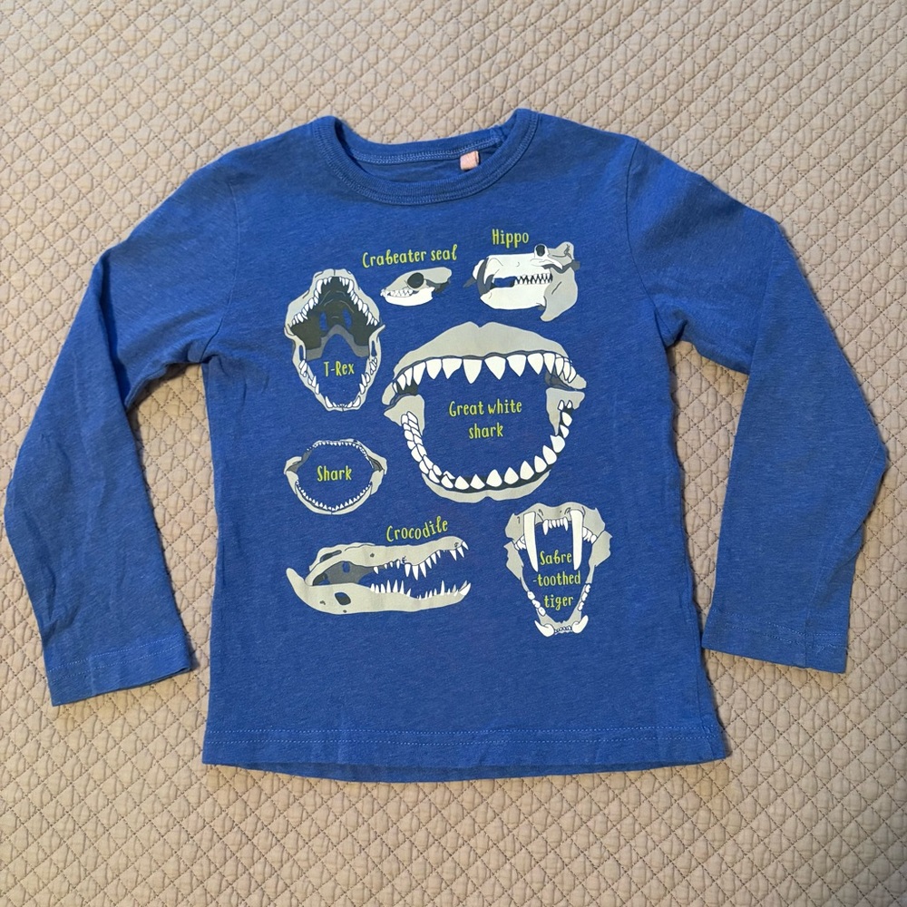 Mini Boden Blue Long Sleeve Shirt